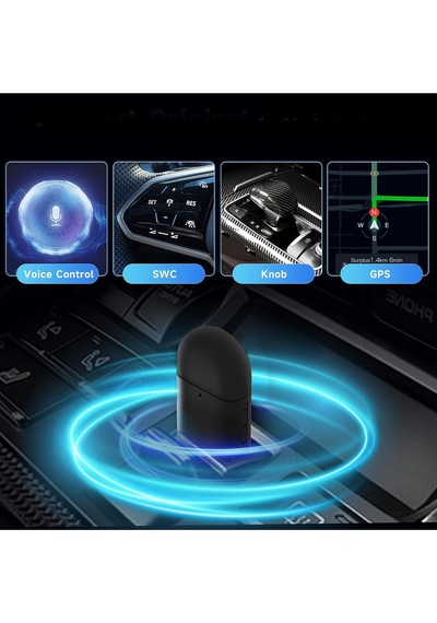 Carplay Usb Ve Type-c 2in1 Araç Multimedya Adaptörü Yeni Tasarım Mini Kablosuz İos Android Uyumlu