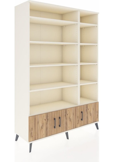 Hyperion Dolap 10 Raflı 3 Kapaklı 132x44x195 Aytaşı-çam/aytaşı Aytaşı