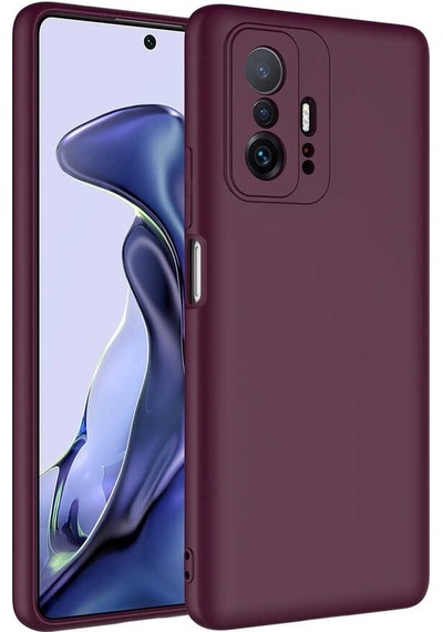 Xiaomi Mi 11T Pro Kılıf Mara Lansman Silikon Mat Soft İçi Süet