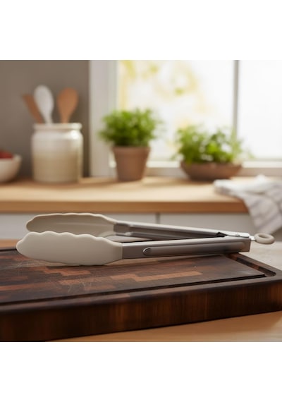Deconox Mutfak Maşası Yemek Izgara Salata Barbekü Kızartma Maşası, Isıya Dayanıklı Paslanmaz Çelik S Sku: Smg8690010532107
