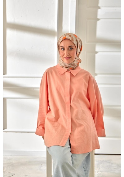Silk Home Velora Eşarp 161001-13 Turuncu, Bej, Sütlü Kahve