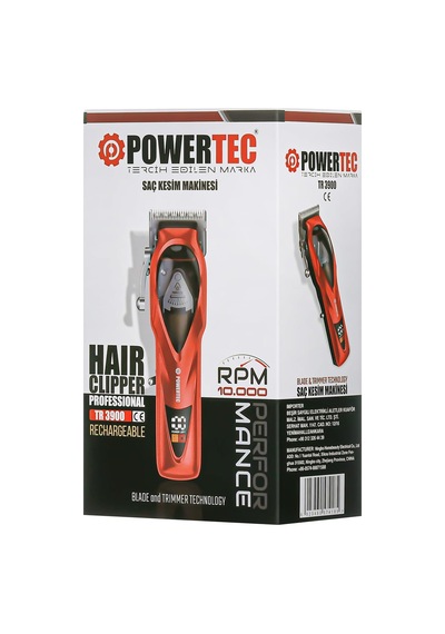 Tr-3900 Saç Sakal Kesim Makinesi 10.000 Rpm