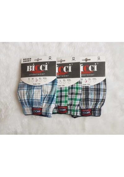 3 Adet Büyük Beden Poplin Boxer Külot Erkek