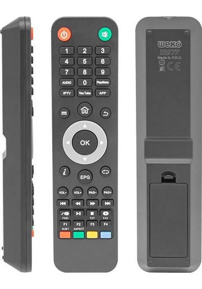Ayt Weko Kr Spybox S8 Hd I P Tv Spybox S9 4k Uhd I P Tv Atlanta Hd I P Tv Goldmaster I P Tv Uydu Alıcısı Kumandası