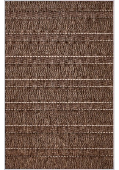 Eliana Home Baskılı, Yıkanabilir Kaymaz Taban Salon Halısı Eli1451 Kahverengi