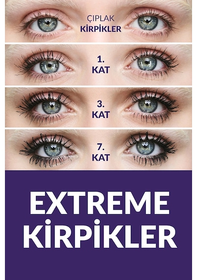 Avon Exxtravert Ekstra Hacim Veren Maskara 9 ML Blackest Black 2'li
