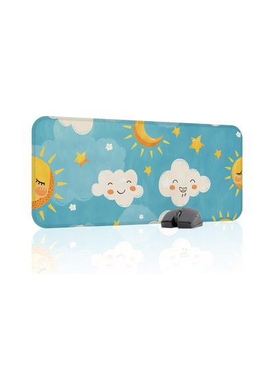 Çocuk Gaming Mouse Pad Kauçuk Kaymaz Taban Mousepad V5, 70x30 Xl