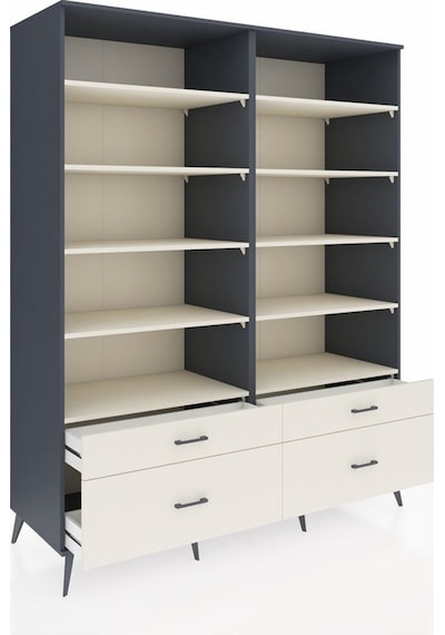 Kronos Gardrop 10 Raflı 4 Çekmeceli 4 Kapaklı 176x59x221 Antrasit-aytaşı Aytaşı Kronos Gardrop 10 Raflı 4 Çekmeceli 4 Kapaklı 176x59x221 Antrasit-aytaşı Aytaşı
