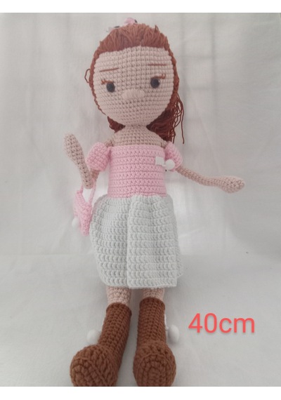 Amigurumi Pembe Kız Bebek