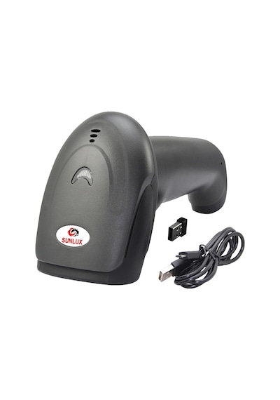 Sunlux Xl-9309b, El Tipi, Laser, Wifi, Bluetooth, Kablosuz, 300metre, 1d, Barkod Okuyucu