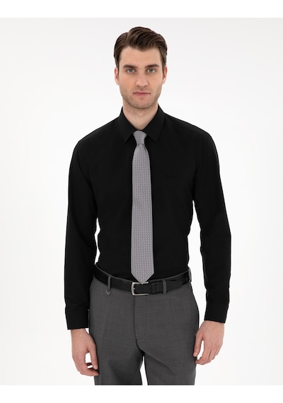 Pierre Cardin Erkek Siyah Gömlek Basic 50307198-vr046 Siyah