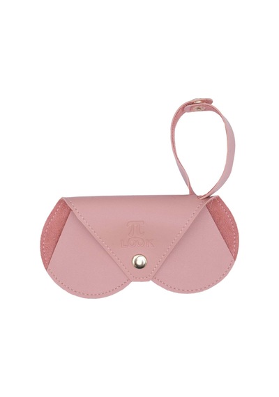 Pilook Modern Tasarım Pembe Gözlük Kılıfı