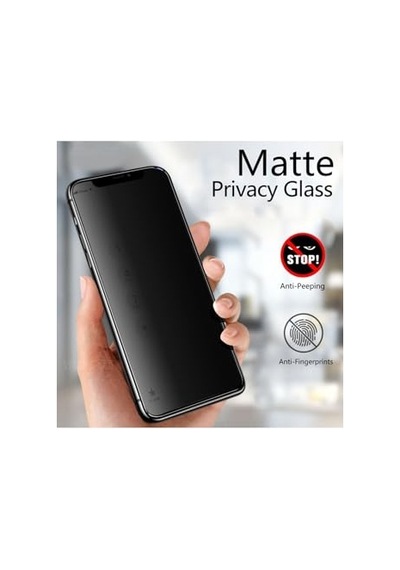Samsung Galaxy S22 Uyumlu Tam Kaplayan Mat Hayalet Seramik Ekran Koruyucu Parmak İzi Bırakmaz, Gizlilik Sağlayan,