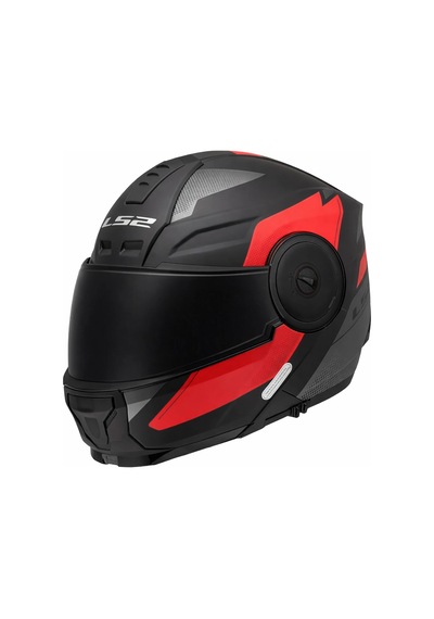 Ls2 Scope 2 Durıa Kask Siyah Vizör Mat Siyah Kırmızı