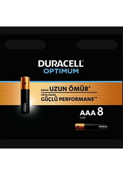 Duracell Optimum İnce Pil 8'li