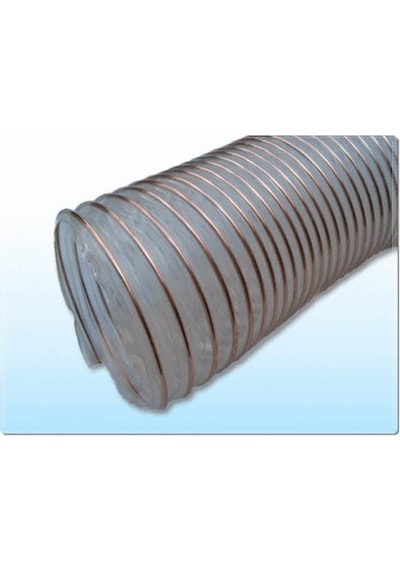 MEGAFLEKS POLİÜRETAN BAKIR TELLİ  ŞEFFAF HORTUM 140MMx3MT PU 070