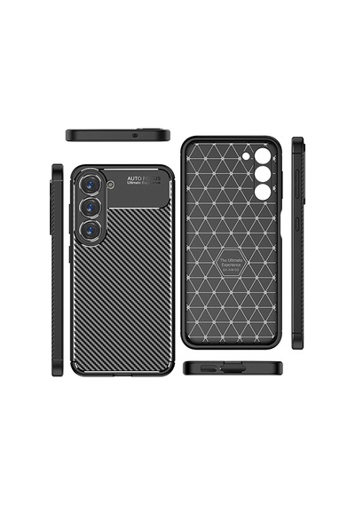 Galaxy S23 Plus Uyumlu Zore Negro Silikon Kılıf-siyah Siyah