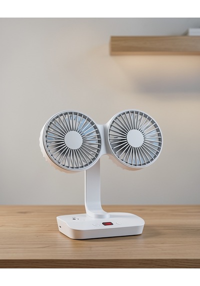Çift Kafalı Sessiz Usb Şarjlı Fan Uczzzsp01fan