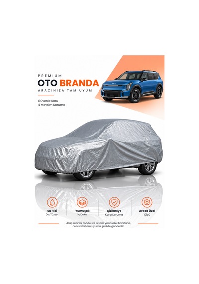 Kia Ev9 En Yeni Model 2023-2026 Suv Uyumlu Araba Brandası Oto Branda Araba Örtüsü Araç Çadırı