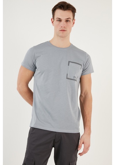 Buratti Erkek T Shirt 541rework Açık Gri Açık Gri
