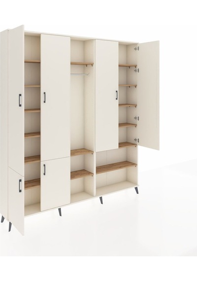 Arges Dolap 15 Raflı 5 Kapaklı Tek Askılı 220x30x243 Aytaşı-aytaşı/çam Aytası/atlas Çam Arges Dolap 15 Raflı 5 Kapaklı Tek Askılı 220x30x243 Aytaşı-aytaşı/çam Aytası/atlas Çam