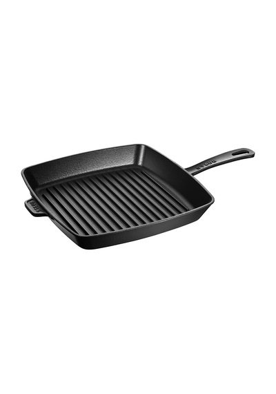 Staub Döküm Amerikan  Izgara Tava 26*26 cm Siyah Kare