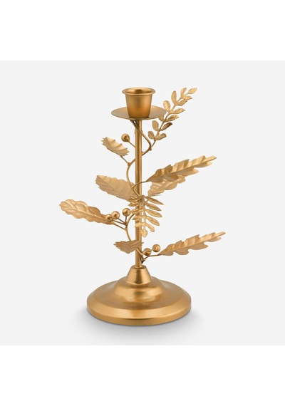 Pip Studio Altın Pirinç Şamdan 21,5 Cm
