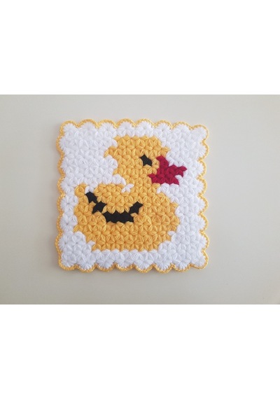Banyo Bebek El Örmesi Çirkin Ördek Desenli