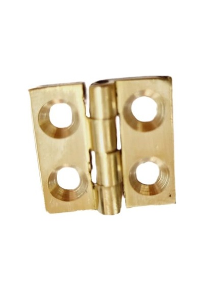 Pirinç Mini Yaprak Menteşe 30x20x18 Mm 3 Cm Mini Kapak Menteşesi / 5 Adet