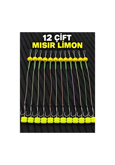12 Çift Mısır Limon Rig Ve Boli Yüzen Model 12 Takım