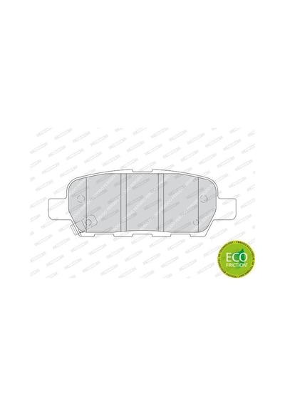 Nissan Qashqai J10 Arka Fren Balatası 2007-2013 Ferodo