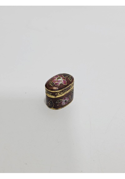Antika Cloisonne Minyatür Kutu 2,9x2cm 115