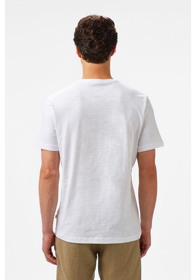 Erkek Regular Fit T-shirt - Beyaz Beyaz