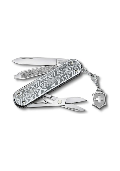 Victorinox 0.6221.34 SD Brillant Classic Damast Kamp Çakı Gri