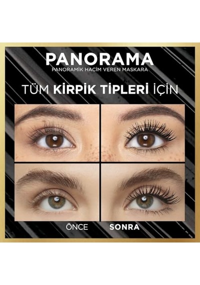 L'oreal Paris Panorama Hacim Veren Maskara - Siyah 00