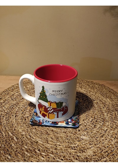 Merry Christmas Yılbaşı Kupa Ve Bardak Altlığı Diğer