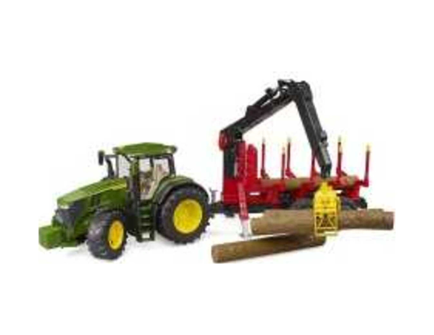 John Deere 7r 350 Traktör Ve Kütük Taşıyan Römork Br03154