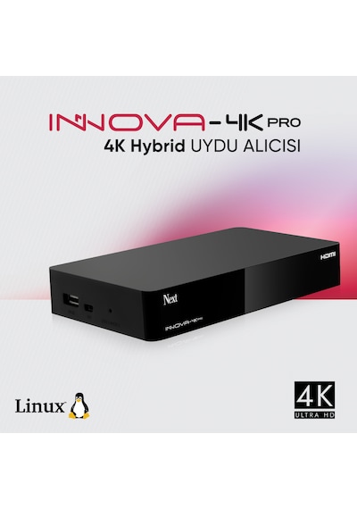 Next Innova 4k Pro Ultra Hd Linux Hybrit Uydu Alıcısı