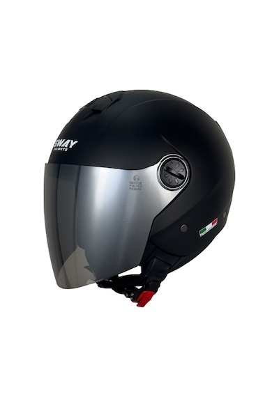 Sway Sw 715 Yazlık Motosiklet Kaskı Mat Siyah