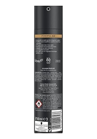 Powerful Age İnce Ve Zayıflamış Saçlar İçin Sprey 250 Ml Açık