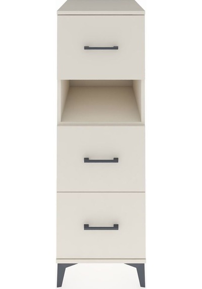 Kronos Dolap Tek Raflı 3 Çekmeceli 44x59x134 Aytaşı-aytaşı Aytaşı