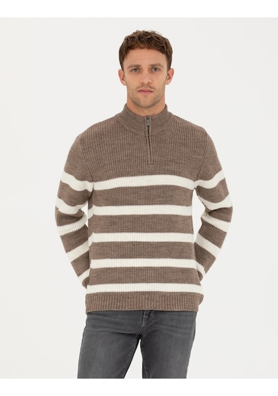 Pierre Cardin Erkek Vizon Melanj Triko Kazak 50278101-vr174 Vizon Melanj Pierre Cardin Erkek Vizon Melanj Triko Kazak 50278101-vr174 Vizon Melanj