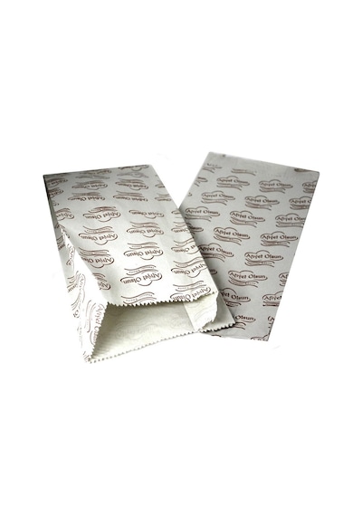 Afiyet Olsun Baskılı Körüklü Esmer Kağıt Kese Kağıdı 3 x 210'lu 1 KG 11.5 x 20 CM