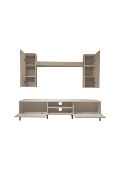 Decoraktiv Eko 7 Mdf Dvd Silver Tv Ünitesi Tv Sehpası Beyaz