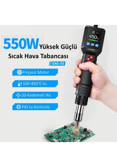 Fnirsi SAG-55 Akıllı Sıcak Hava Tabancası