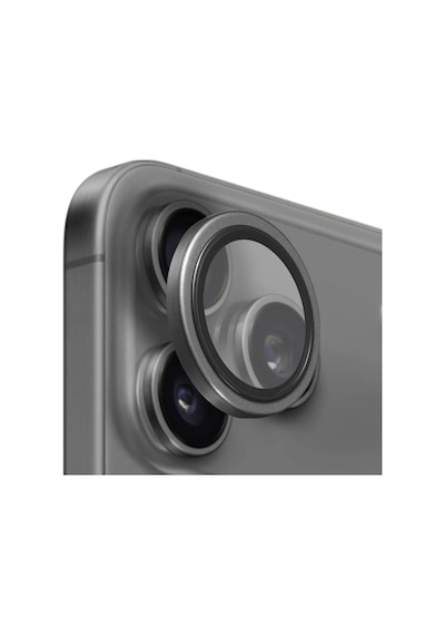 Buff Apple Uyumlu iPhone 17 Pro Max Metal Kamera Lens Koruyucu Gray Gri