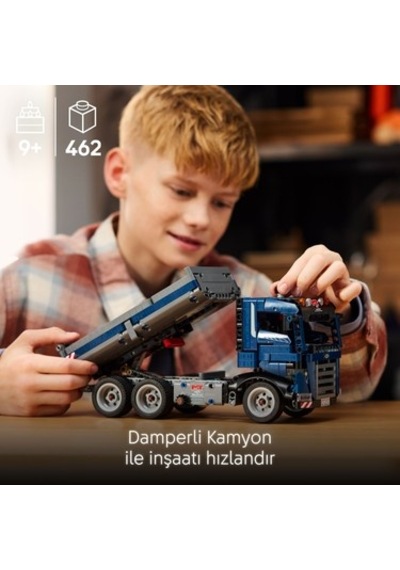 Damperli Kamyon Model Yapım Seti 9 Yaş Ve Üzeri İçin