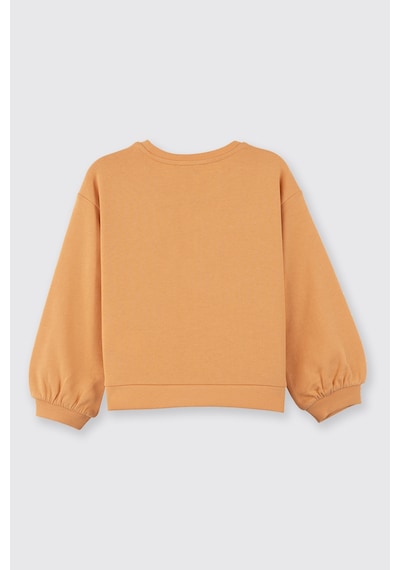 Panço Kız Çocuk Sweatshirt Somon
