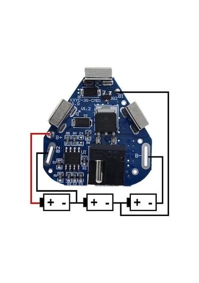 Bms 3s 12.6v 6a Lityum Pil Koruma Kartı