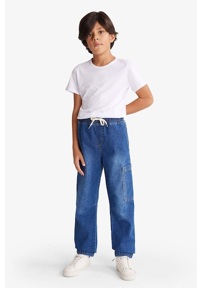 Defacto Erkek Çocuk Jogger Fit Jean Pantolon G3022a825aunm28 Mavi